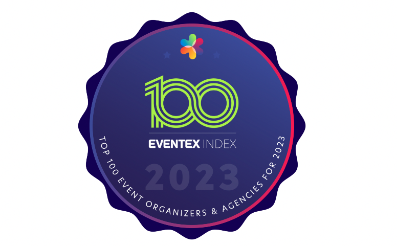 INVNT honored by the Eventex Awards 2023 as one of the Top 100 Event Organizers & Agencies in the world
